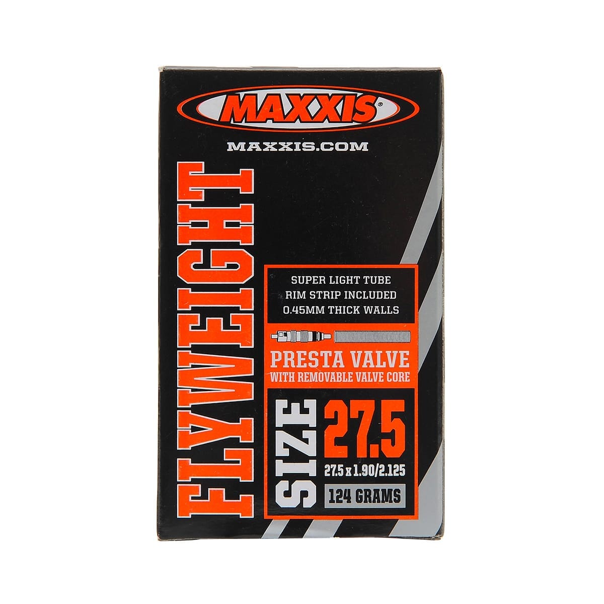 Slange MAXXIS FLYWEIGHT 27,5x1,9/2,125 Presta Sort