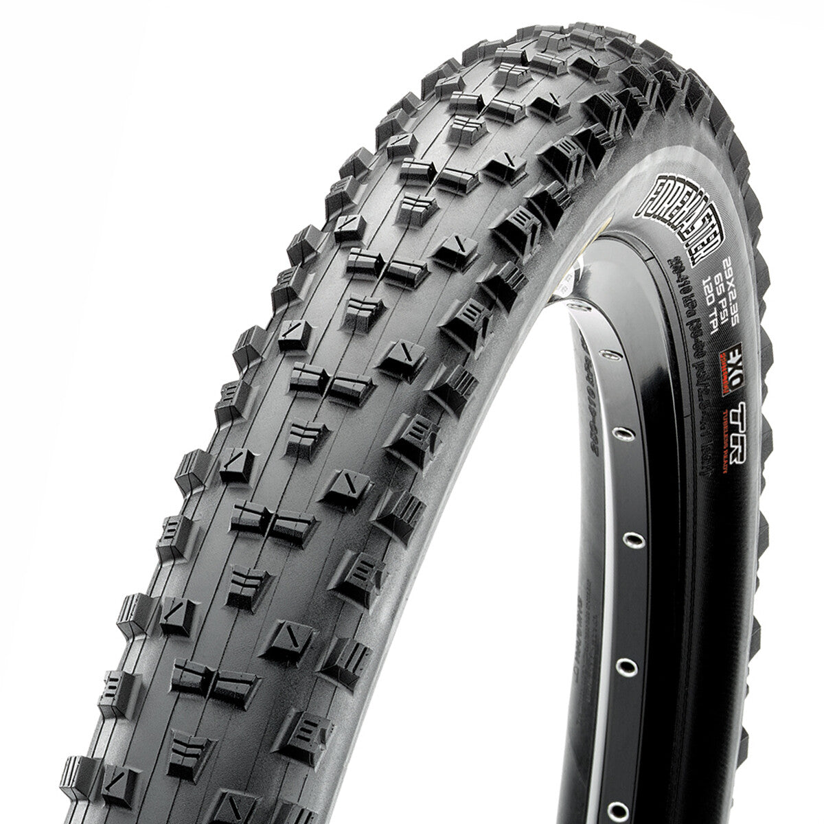 Ελαστικό MAXXIS FOREKASTER 27.5x2.40 Exo 3C MaxxTerra Tubeless Ready Εύκαμπτο Μαύρο