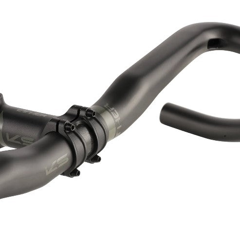 Gravel-styre KS KIND SHOCK ETHER KOLFIBER Flare 18°