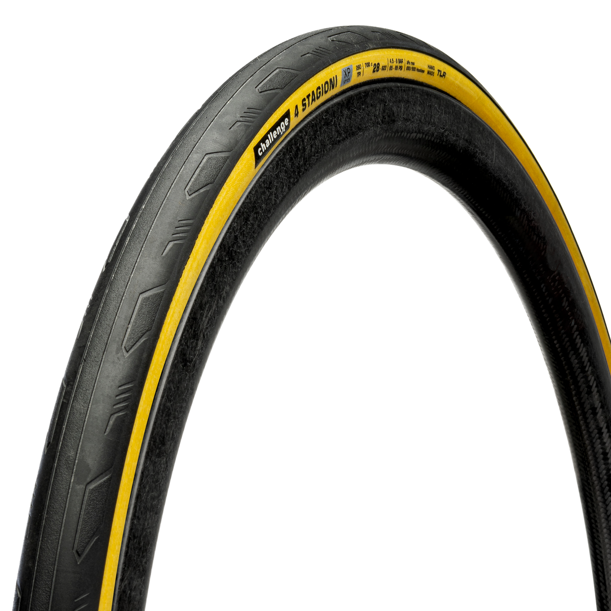 Dæk CHALLENGE 4 STAGIONI XP 700c Tubeless Ready Beige