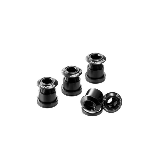 REVERSE COMPONENTS 4 Chainring Bolt Kit Black