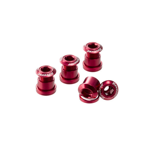 REVERSE COMPONENTS 4 Chainring Bolt Kit Red