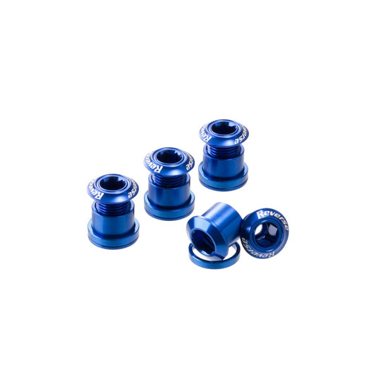 Sada 4 šroubů komínku REVERSE COMPONENTS Modrá