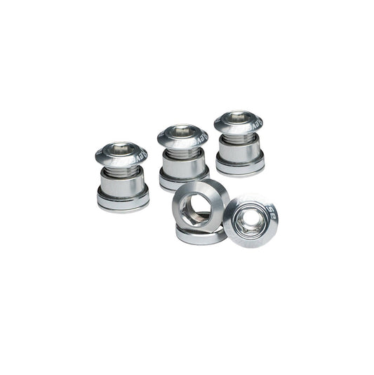 REVERSE COMPONENTS 4 Chainring Bolt Kit Silver