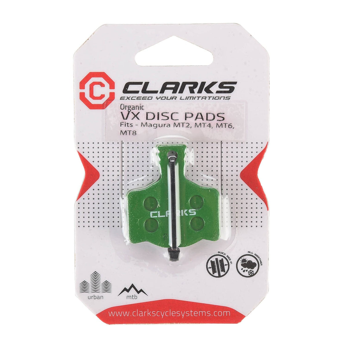 CLARKS Organic Brake Pads Magura MT2 / MT4 / MT6 / MT8