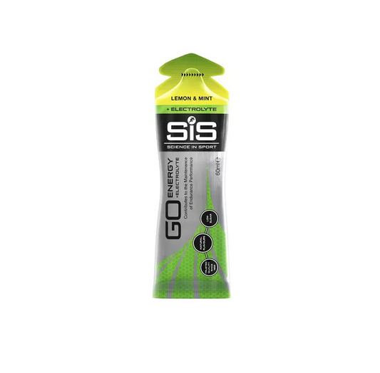 SIS GO ENERGY Electrolyte -Energiageeli (60 ml) Sitruuna-minttu