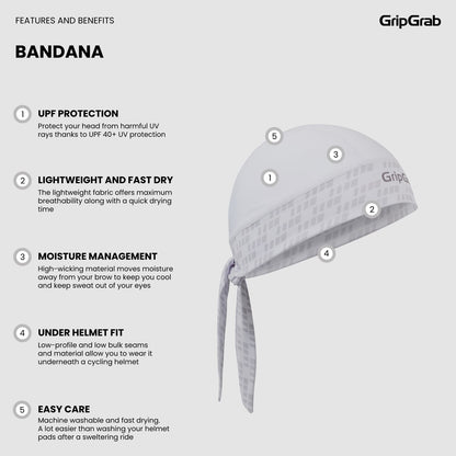 GRIPGRAB Bandana White