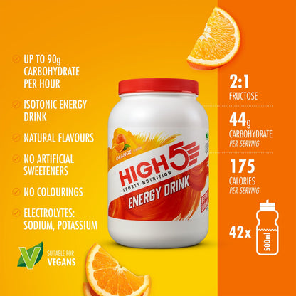 HIGH5 ENERGY DRINK Energy Drink (2.2kg) Orange