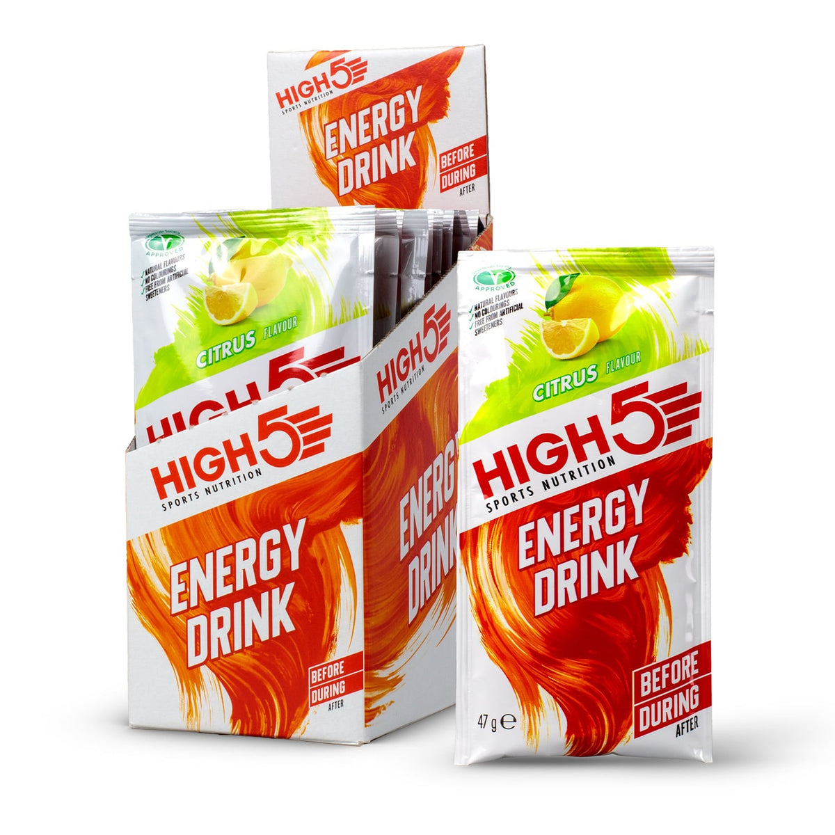 Energetický Nápoj HIGH5 ENERGY DRINK CAFFEINE HIT (47g) Citron