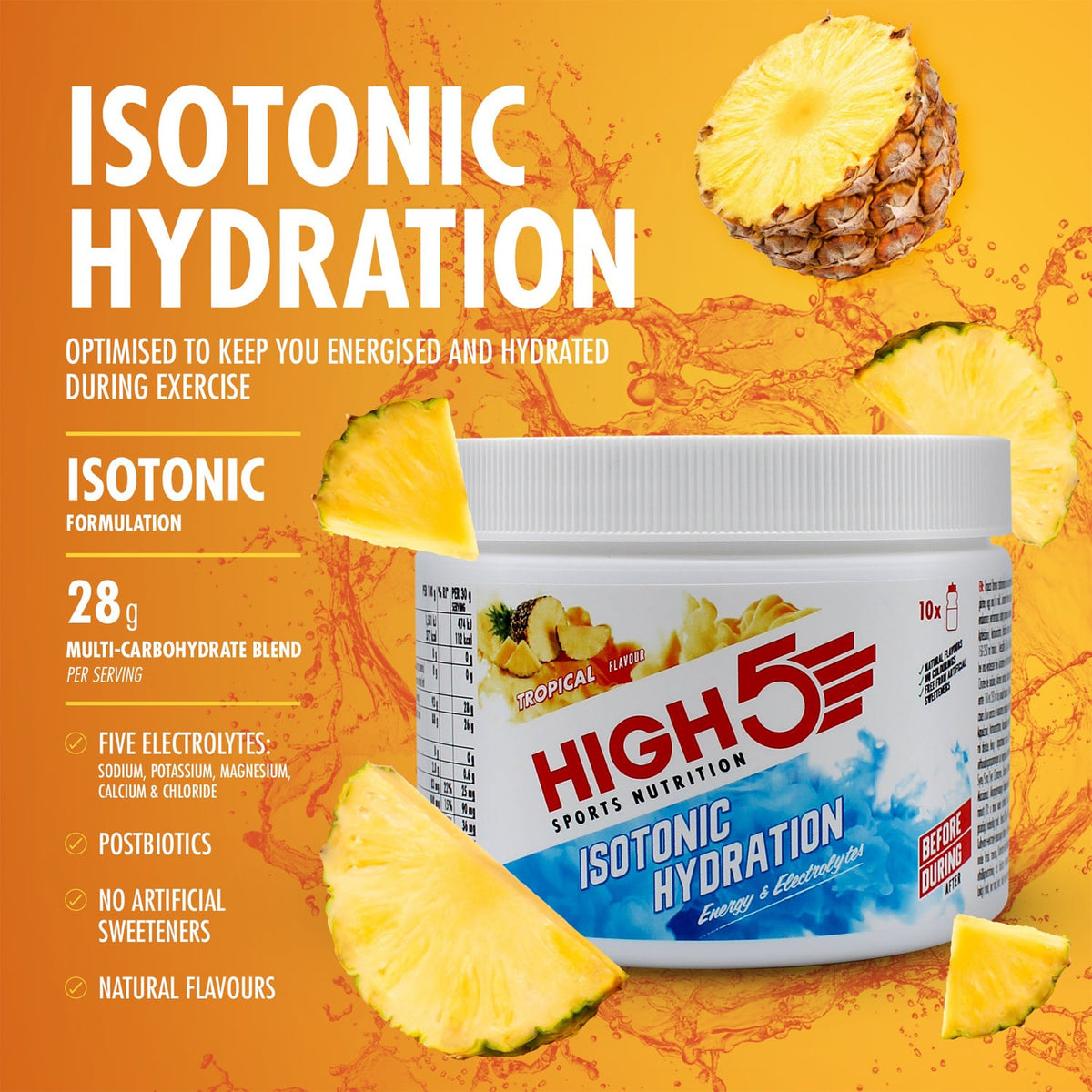 Energetický nápoj HIGH5 ISOTONIC (300 g) Tropický