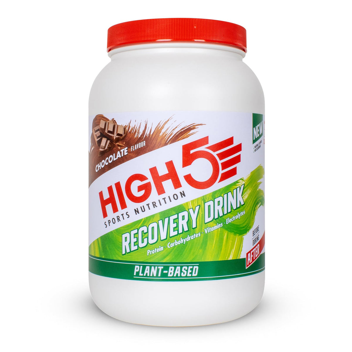 Hersteldrank HIGH5 PLANT-BASED RECOVERY DRINK (1.6kg) Chocolade