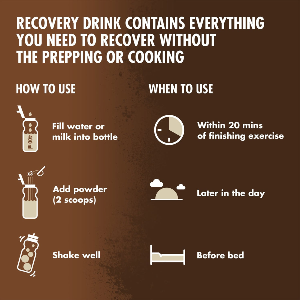 Hersteldrank HIGH5 PLANT-BASED RECOVERY DRINK (1.6kg) Chocolade