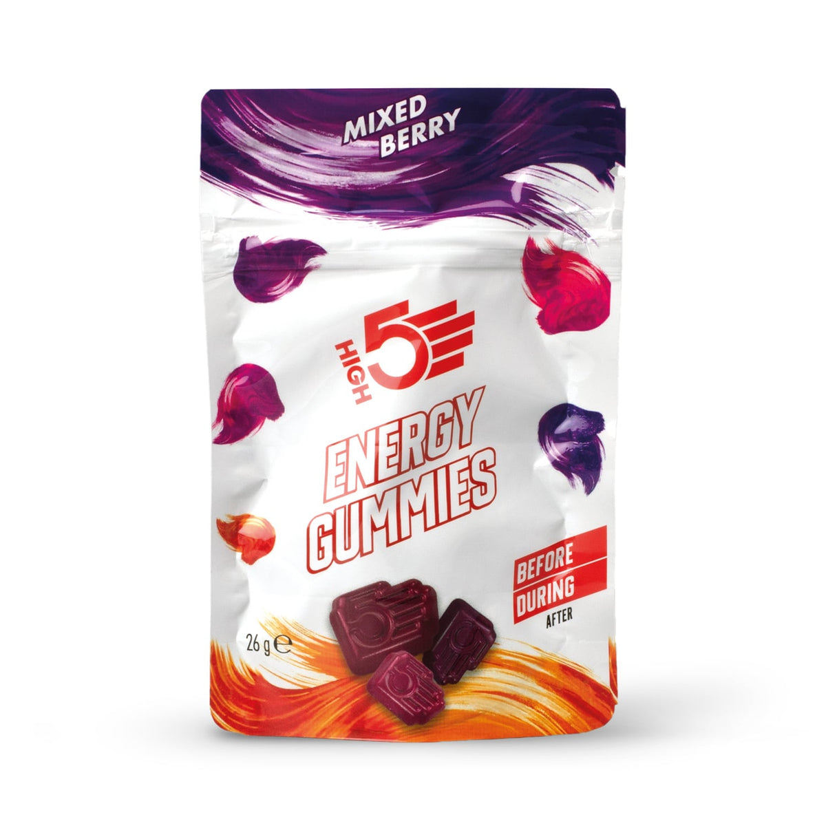 Energivingummier HIGH5 ENERGY GUMMIES (26g) Røde frugter