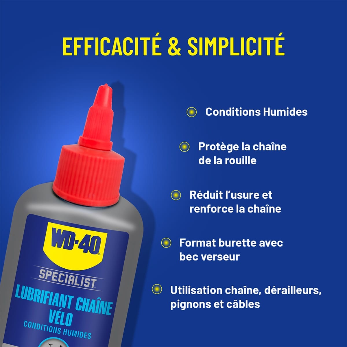 Λιπαντικό Αλυσίδας WD-40 SPECIALIST Υγρές Συνθήκες (100 ml)