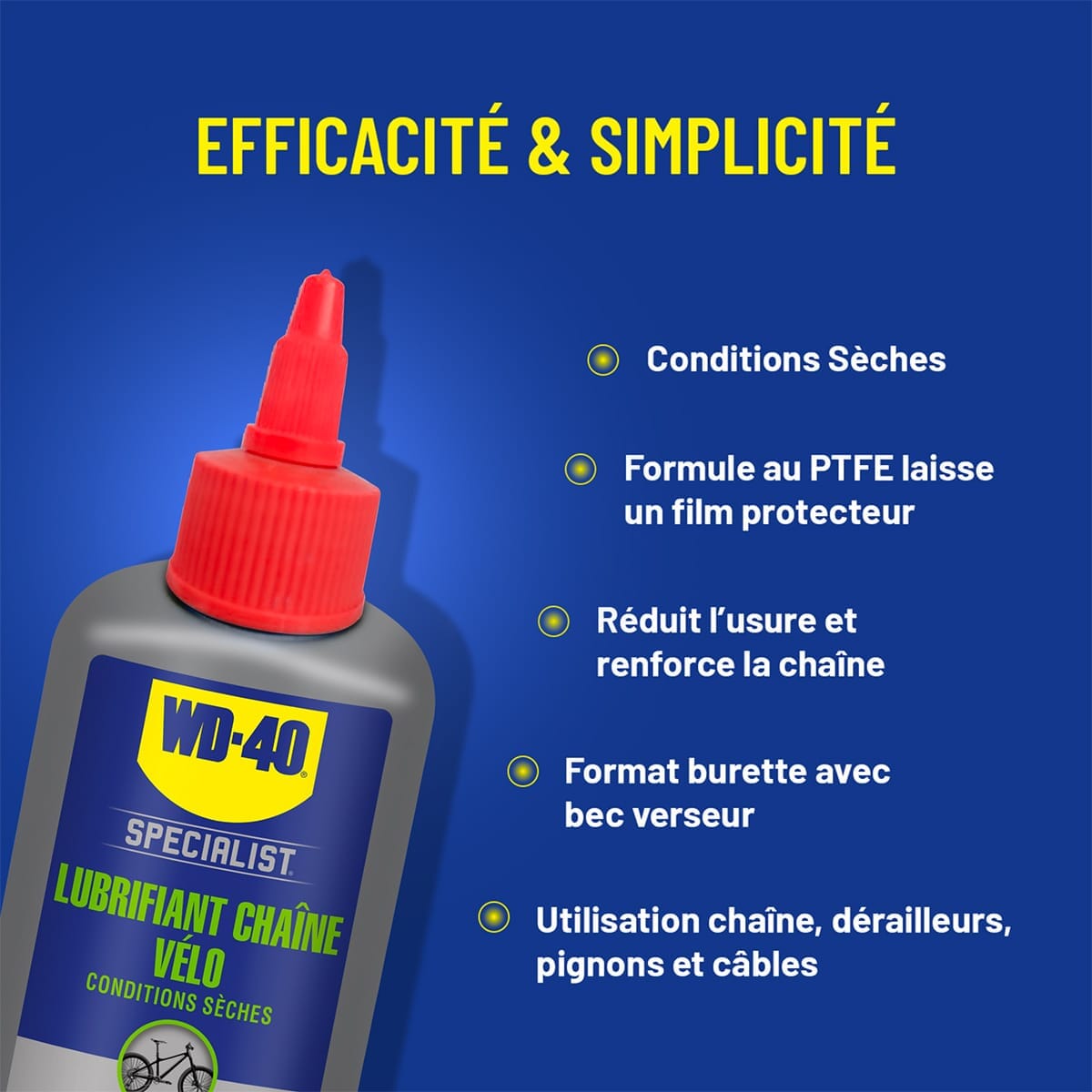 Smar do Łańcucha WD-40 SPECIALIST Warunki Suche (100 ml)