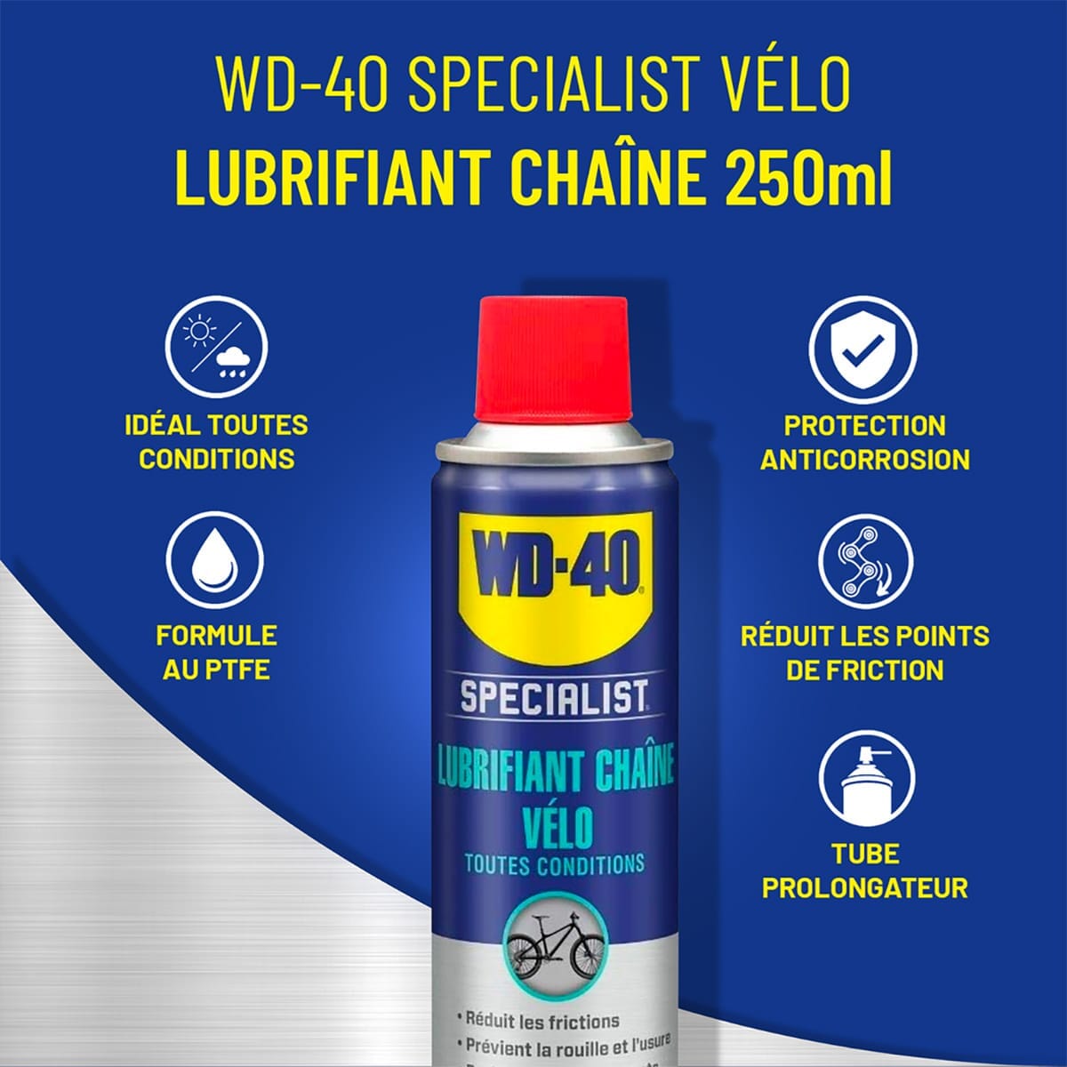 WD-40 SPECIALIST All Conditions Chain Lubricant (250 ml)