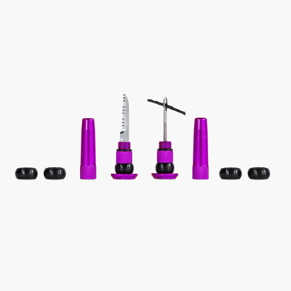 MUC OFF Tubeless Integreret Reparationssæt Violet