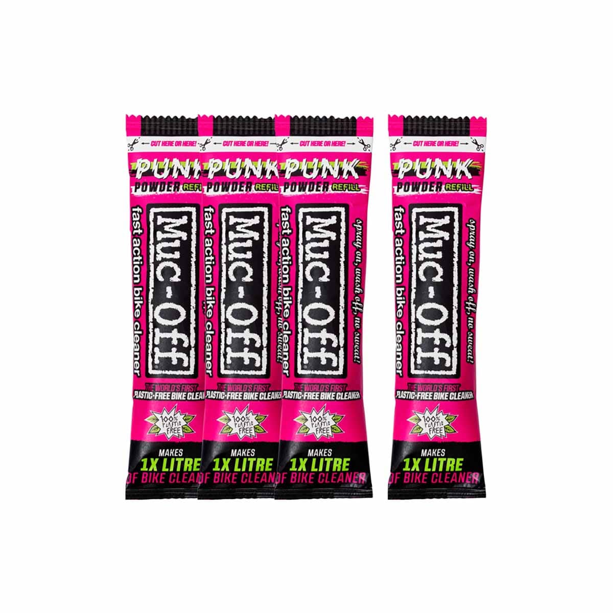 MUC-OFF PUNK POWDER Dissolving Cleaning Powder (4 sticks)