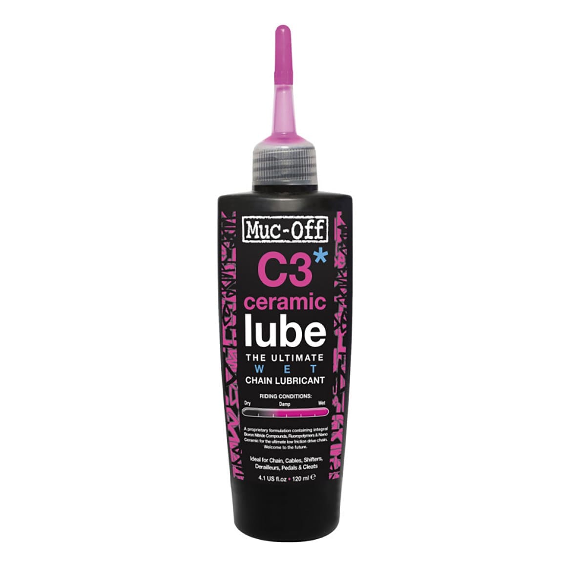 Środek smarny ceramiczny do mokrych warunków MUC-OFF C3 WET WEATHER (120 ml)