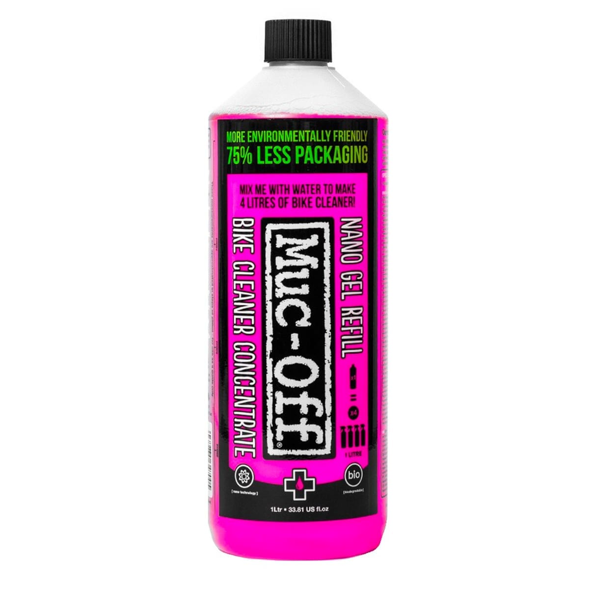 MUC-OFF NANO GEL CONCENTRATE Concentrated Bike Cleaner Refill (1 L for 4 L)