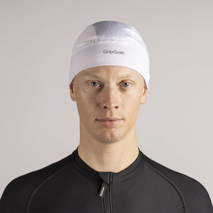 GRIPGRAB UPF 50+ Under-Helmet Cap White
