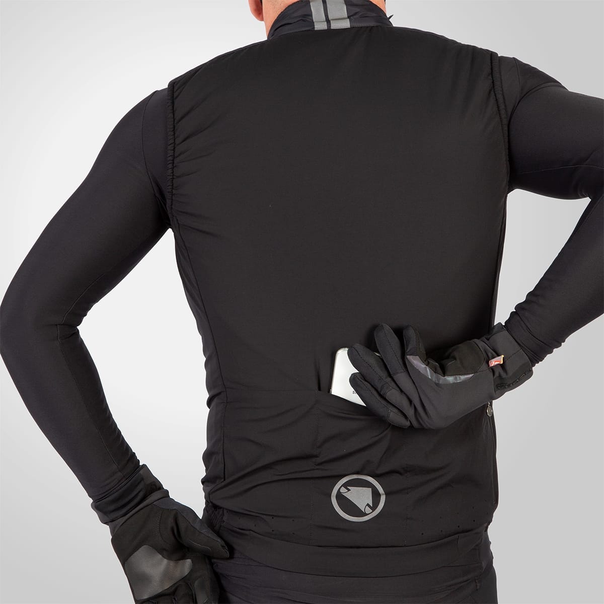 Ærmeløs vest ENDURA PRO SL PRIMALOFT II Sort