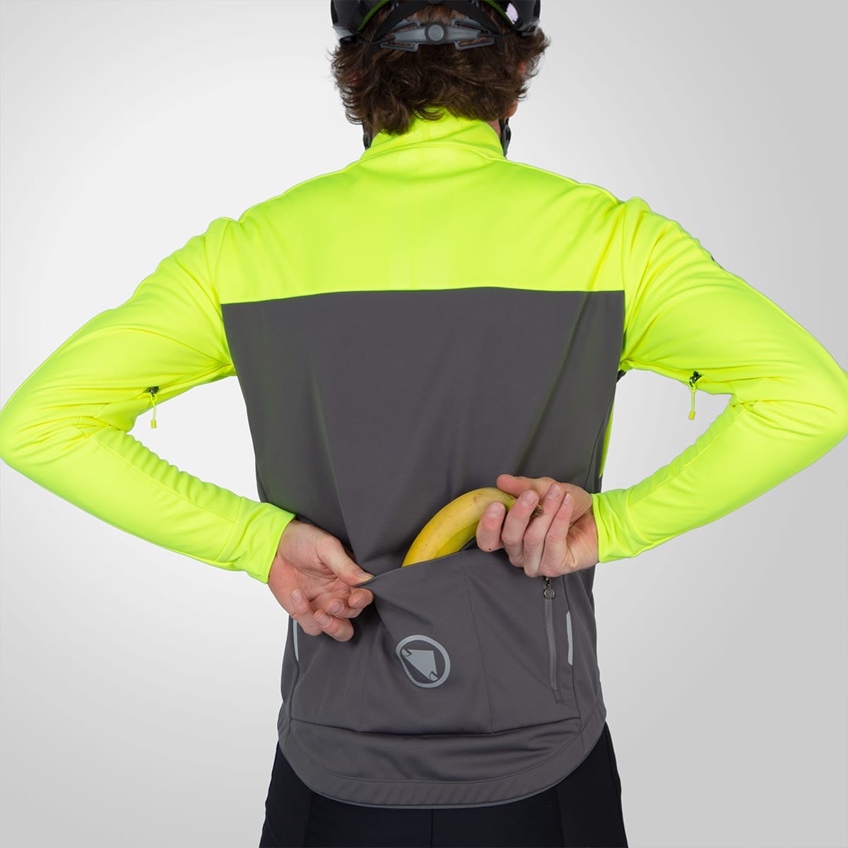 Jakke ENDURA WINDCHILL II Gul/Sort