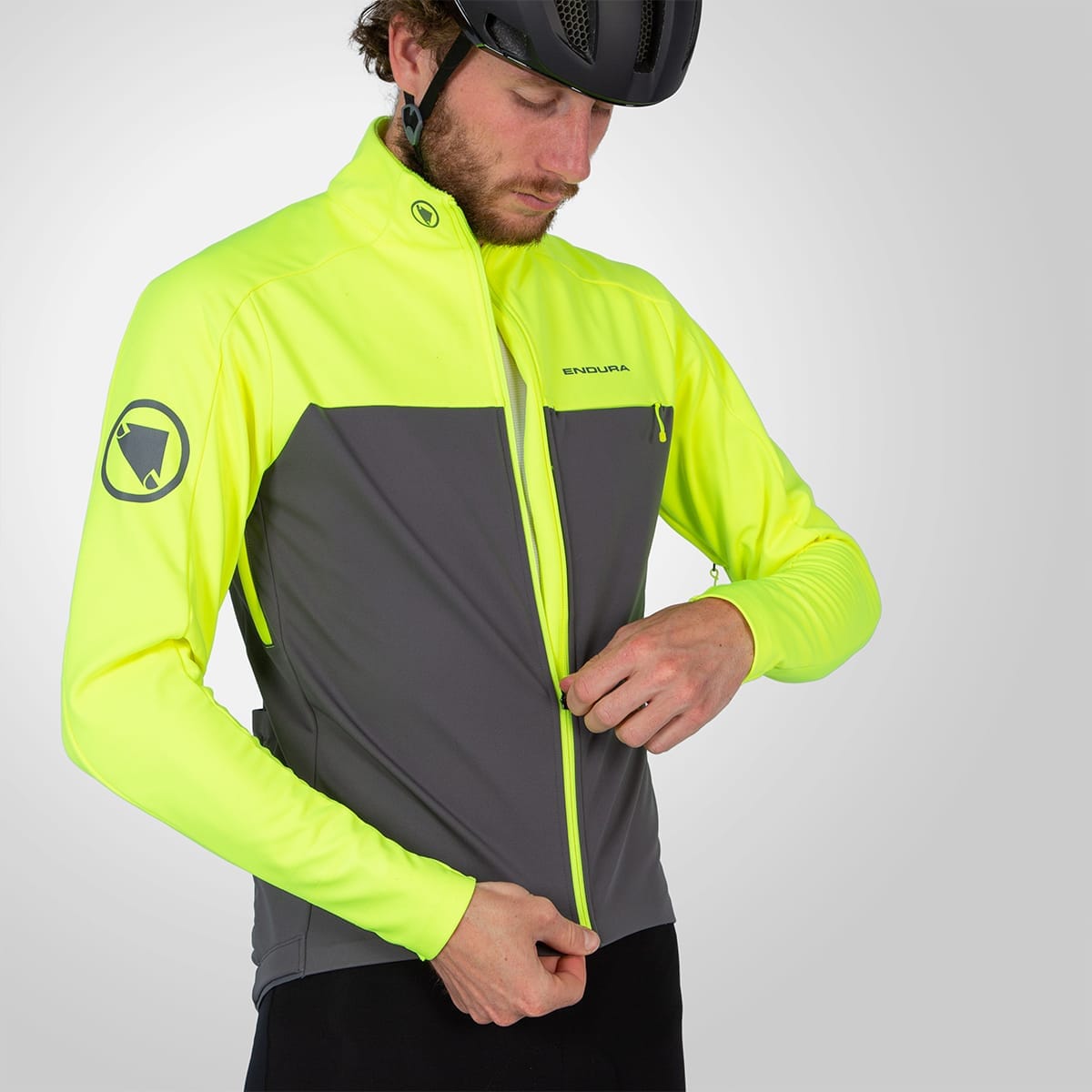 Jakke ENDURA WINDCHILL II Gul/Sort
