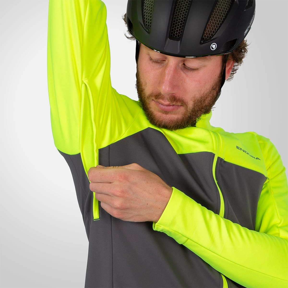 Jakke ENDURA WINDCHILL II Gul/Sort