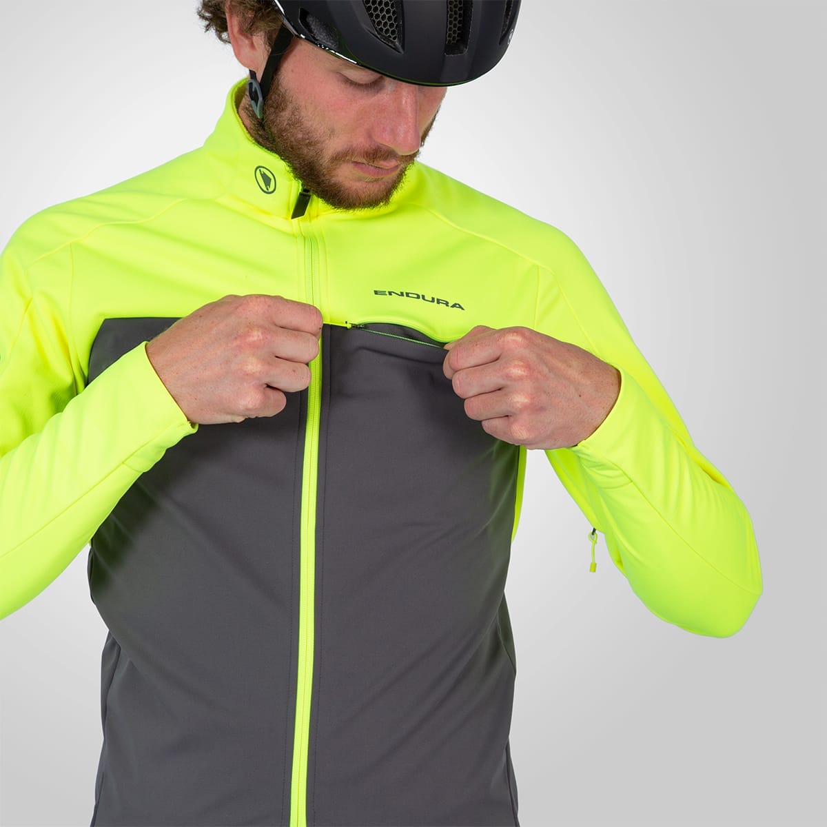 Jakke ENDURA WINDCHILL II Gul/Sort