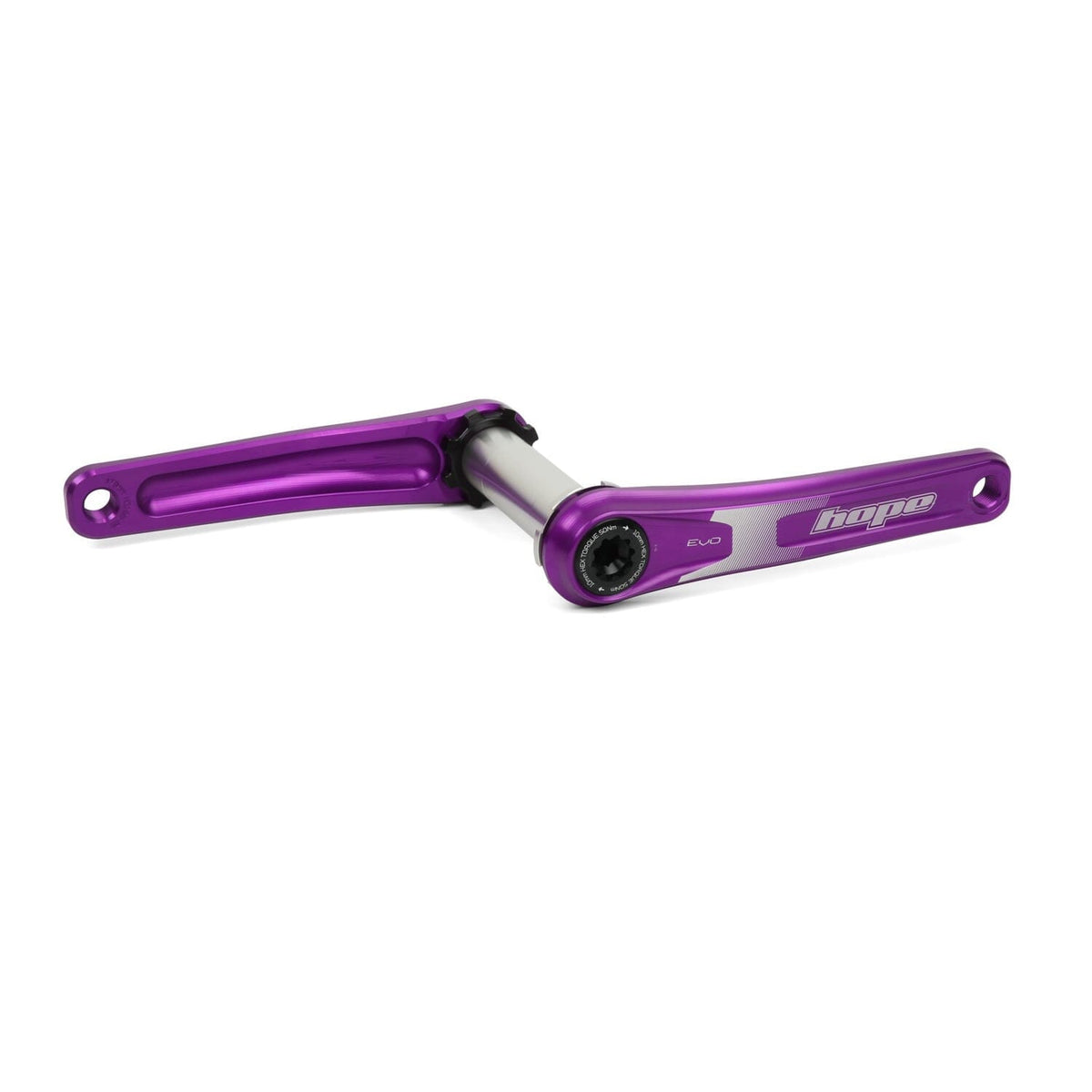 HOPE EVO Cranks 68/73 mm Bottom Bracket (Without Spider) Purple