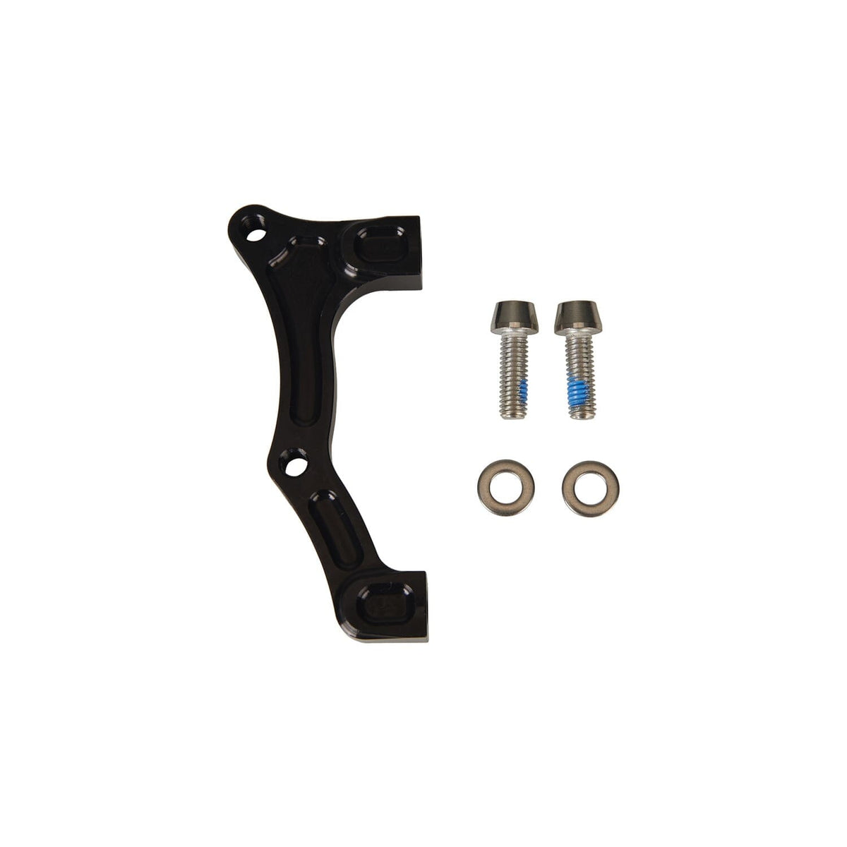 HOPE Front / Rear Brake Caliper Adapter PM / IS (Front 220mm / Rear 200mm) #HBMRN Black