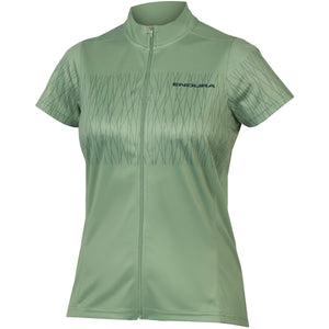 Tricou ENDURA HUMMVEE RAY Damă Mânecă Scurtă Verde
