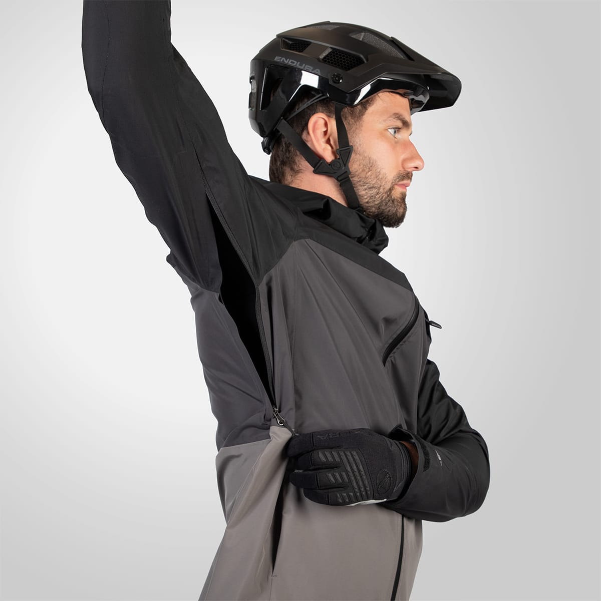 Jakke ENDURA SINGLETRACK WATERPROOF II Sort