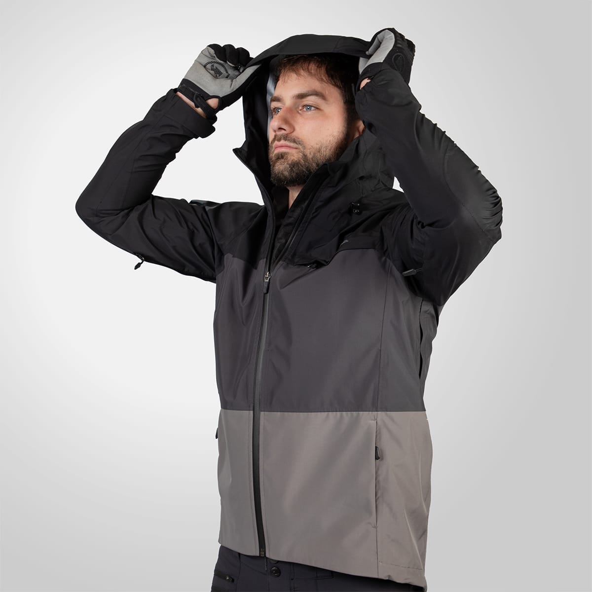 Jakke ENDURA SINGLETRACK WATERPROOF II Sort