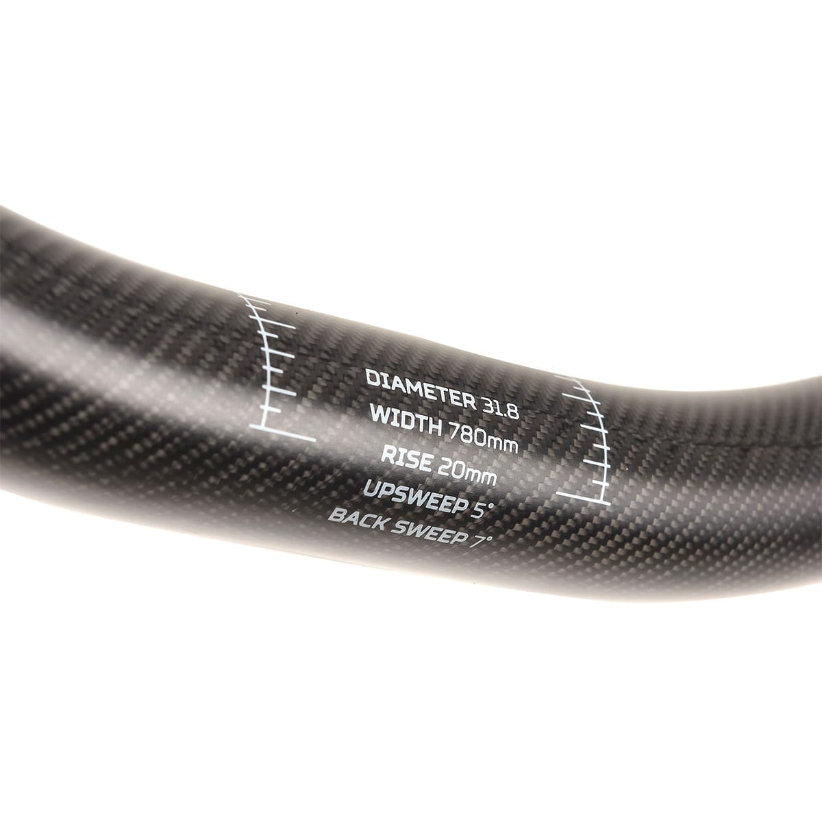 HOPE CARBON Rise 20 mm 31.8/800 mm Handlebar