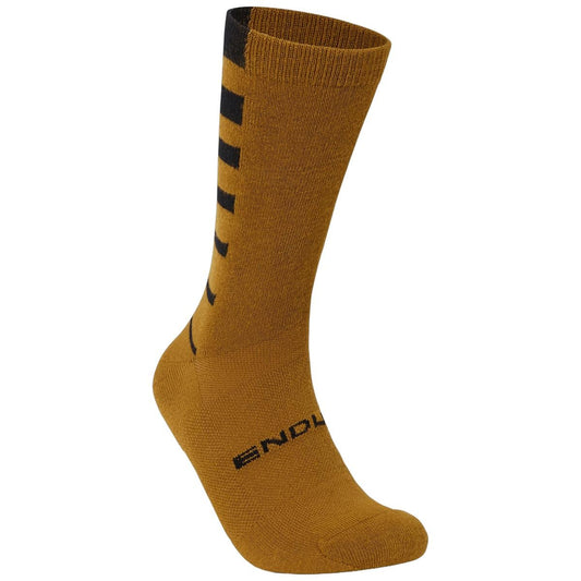 Sokken ENDURA COOLMAX STRIPE 2 Paar Brons/Beige
