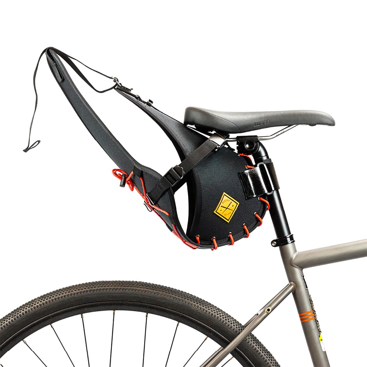 Sadelväska RESTRAP SADDLE BAG Orange + DRY BAG