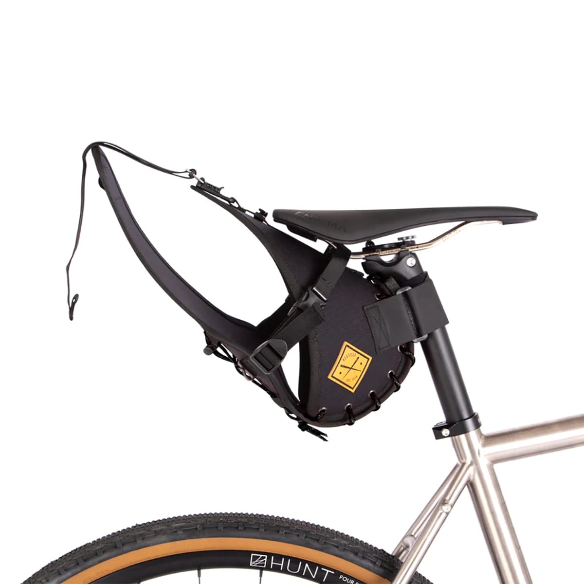 Τσάντα Σέλας RESTRAP SADDLE BAG 8 L Μαύρη + DRY BAG 8 L Μαύρη