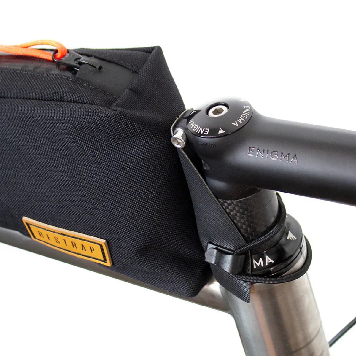 RESTRAP TOP TUBE BOLT 0.8L Black Bolt-On Frame Bag
