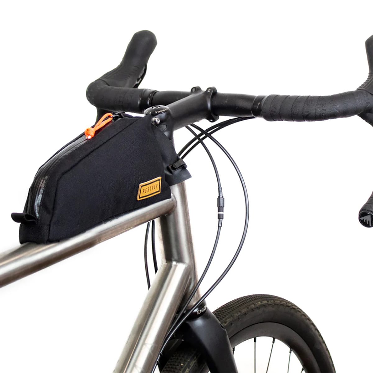 RESTRAP TOP TUBE BOLT 0.8L Black Bolt-On Frame Bag
