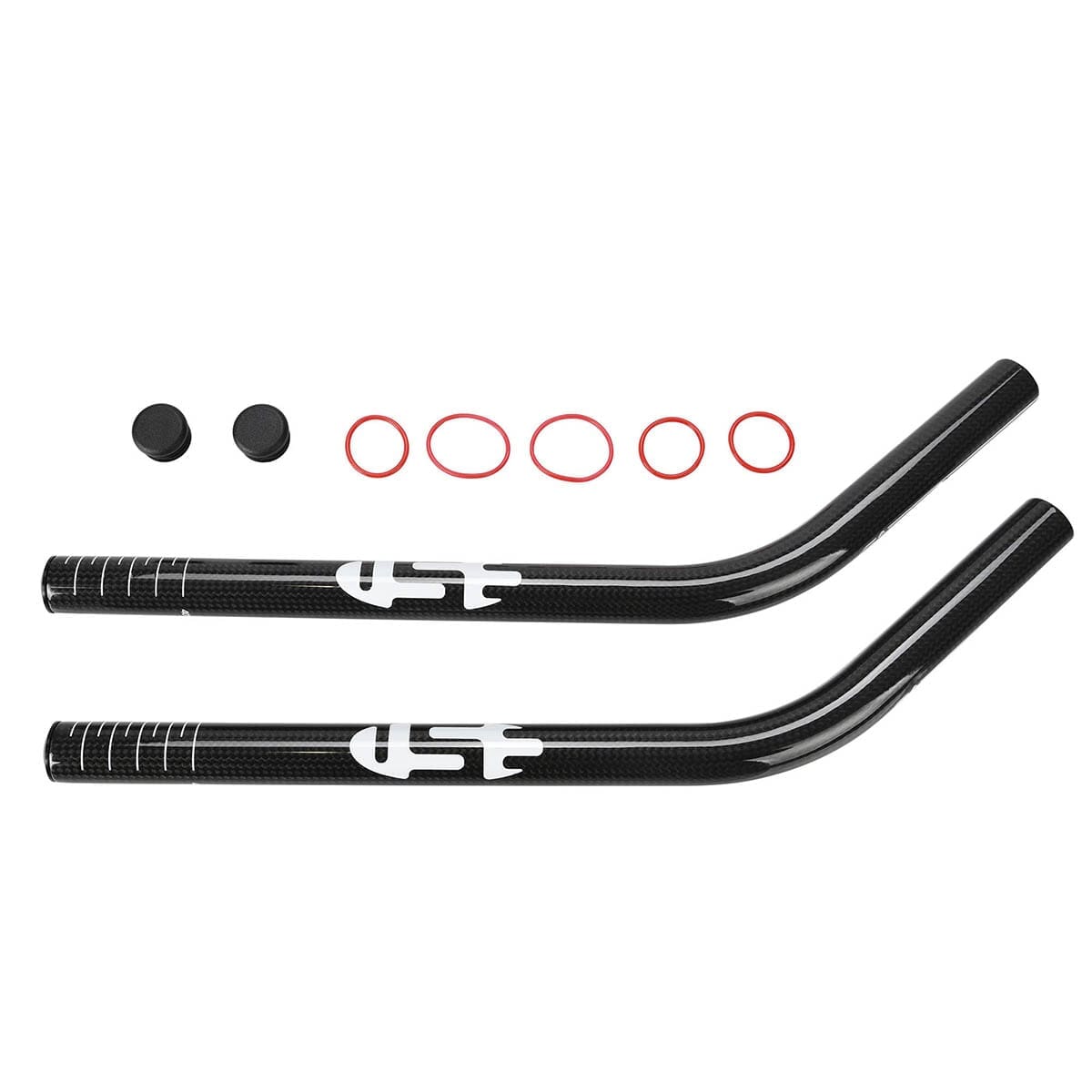 USE AERO 320mm -40 DEG. BEND SET Extension Bar Ends - Carbon