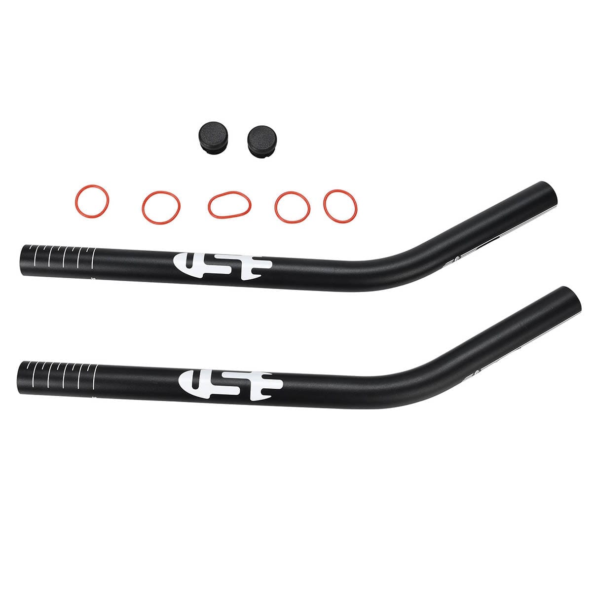 USE AERO EXTENTIONS 360mm -30 DEG. BEND SET Bar End Extensions