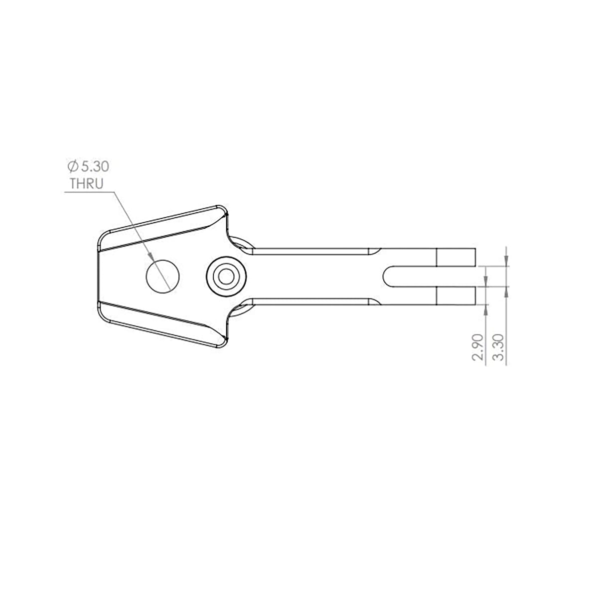 Holder til Forlygte EXPOSURE LIGHTS 3 PRONG Type GoPro