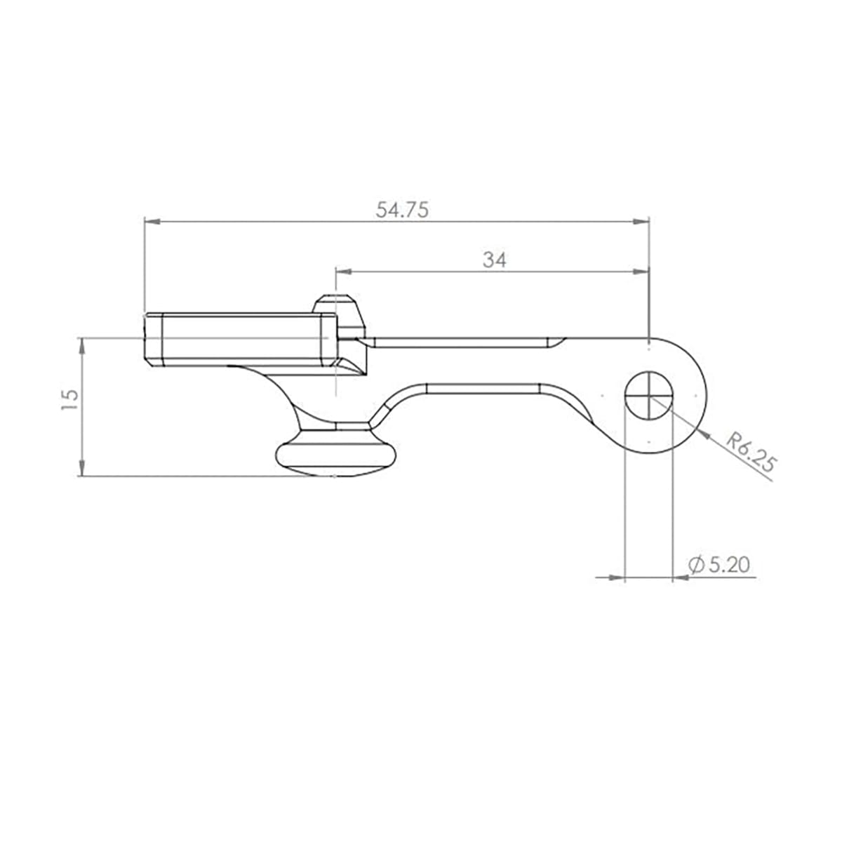 Holder til Forlygte EXPOSURE LIGHTS 3 PRONG Type GoPro
