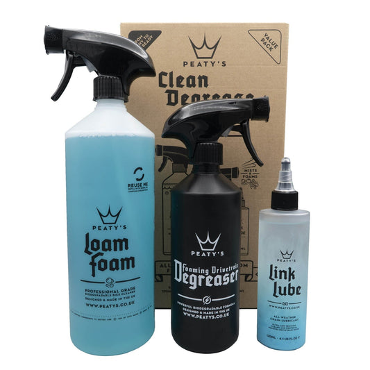 Zestaw do Konserwacji PEATY'S WASH DEGREASE LUBRICATE STARTER PACK