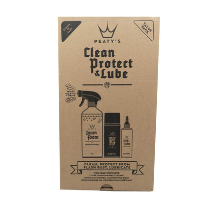PEATY'S WASH PREVENT LUBRICATE STARTER PACK Maintenance Kit
