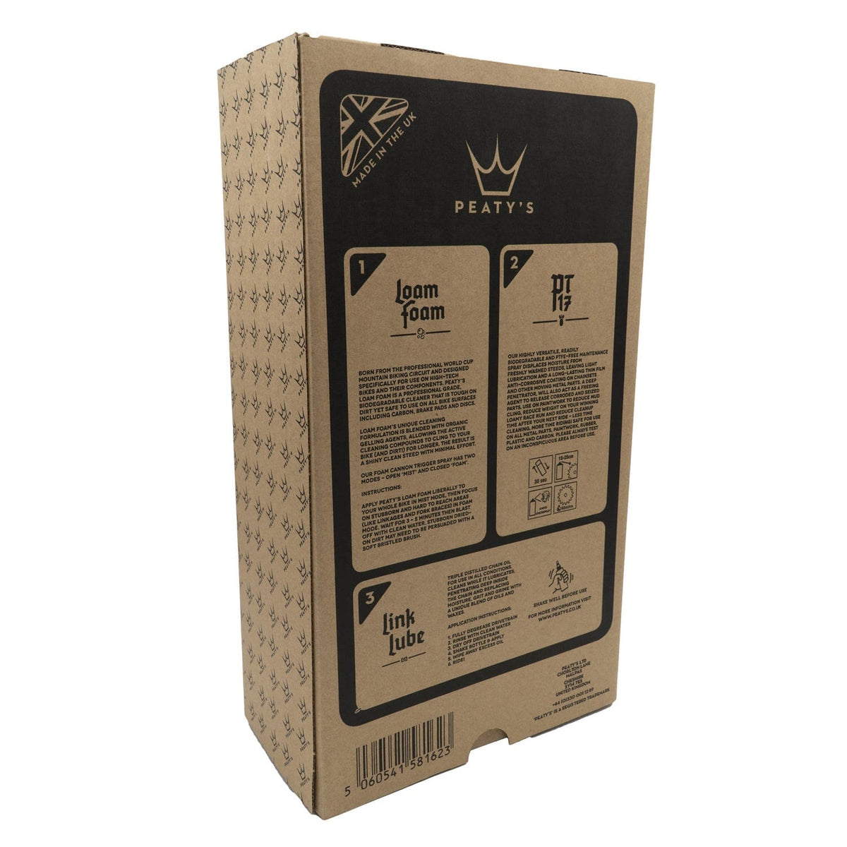 PEATY'S WASH PREVENT LUBRICATE STARTER PACK Maintenance Kit