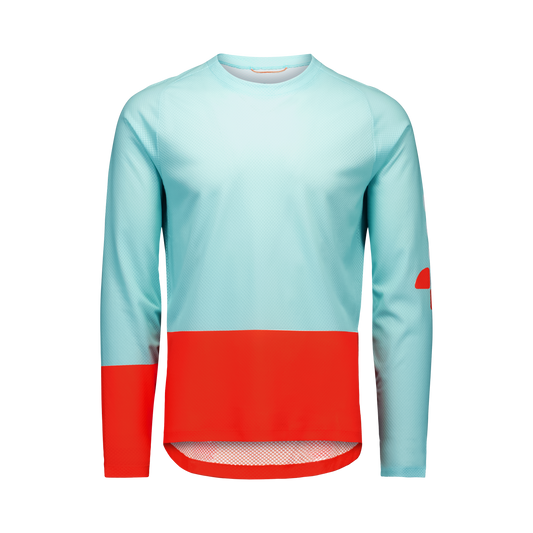 Maillot POC MOTION AIR Μακριά Μανίκια Μπλε/Πορτοκαλί
