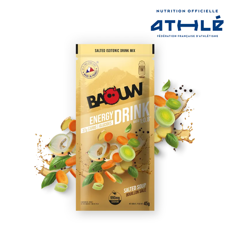 BAOUW ISOTONIC energiedrank zoute bouillon 45 g